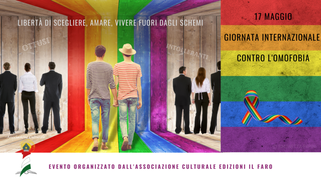 Evento contro l'omofobia associazione culturale edizioni il faro