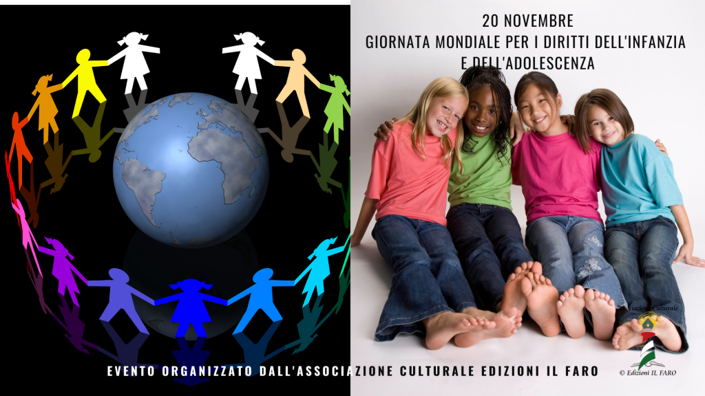 20 novembre Giornata internazionale per i diritti dell'infanzia e dell'adolescenza, associazione culturale edizioni il faro, eventi online