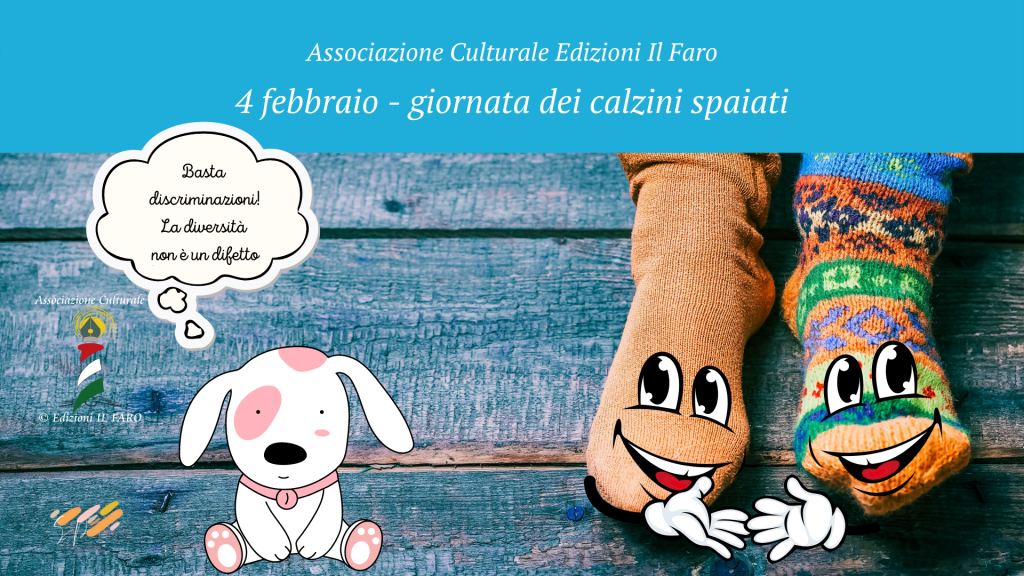 Giornata dei calzini spaiati, associazione culturale edizini il faro roma, eventi online, eventi sui social
